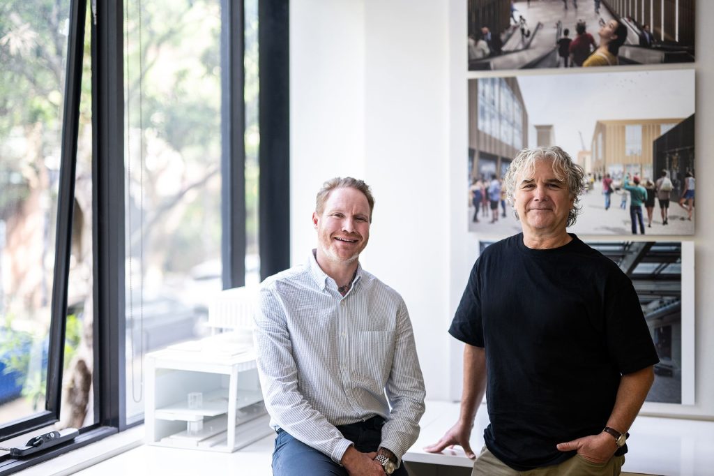 Davie Paterson and Andrew Shields of John McAslan + Partners