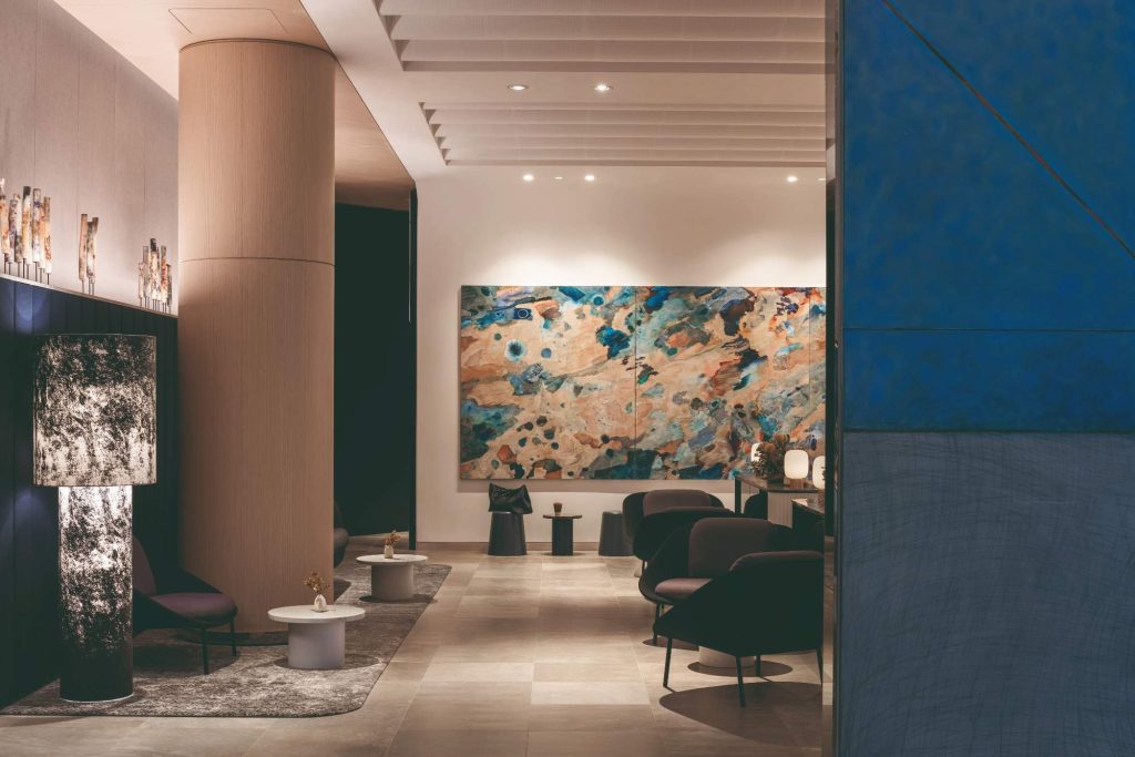 Central Park lobby. Perth's tallest building.