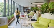 Creating a homelike feeling with communal spaces. Photography by Earl Carter.