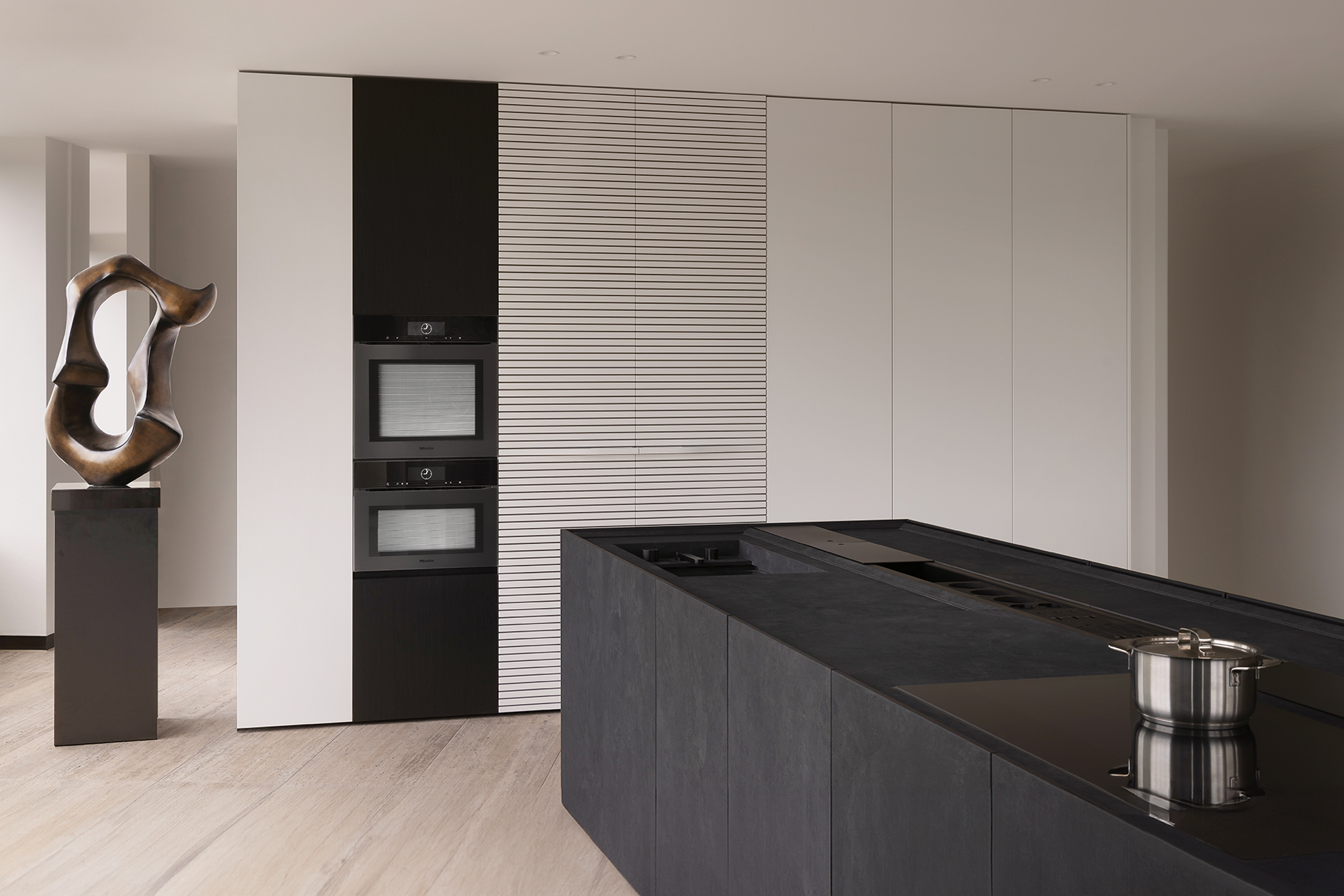 miele matte black range