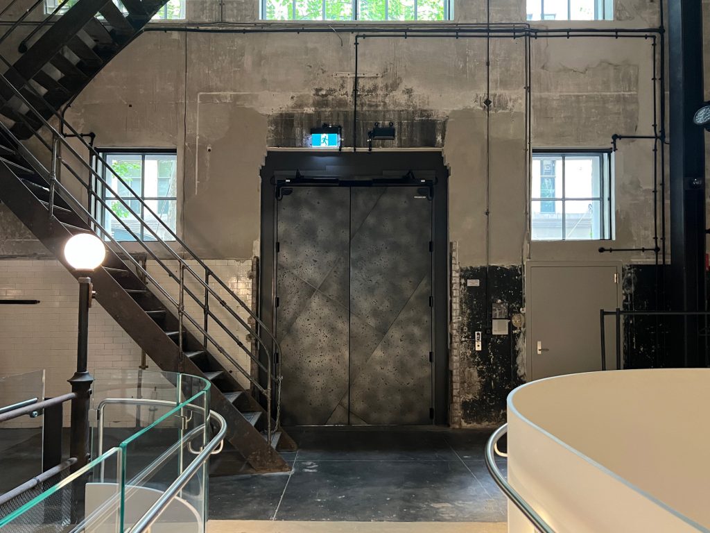 Mahcine Hall black door by Axolotl