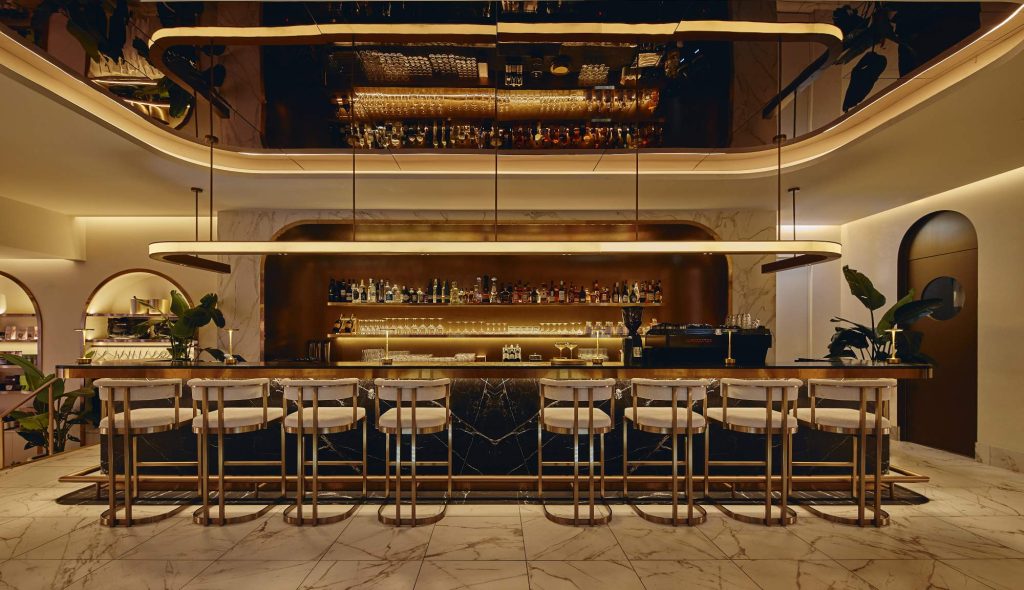 Unwind and nurture your social wellness in one of Saint's restaurants or bars.