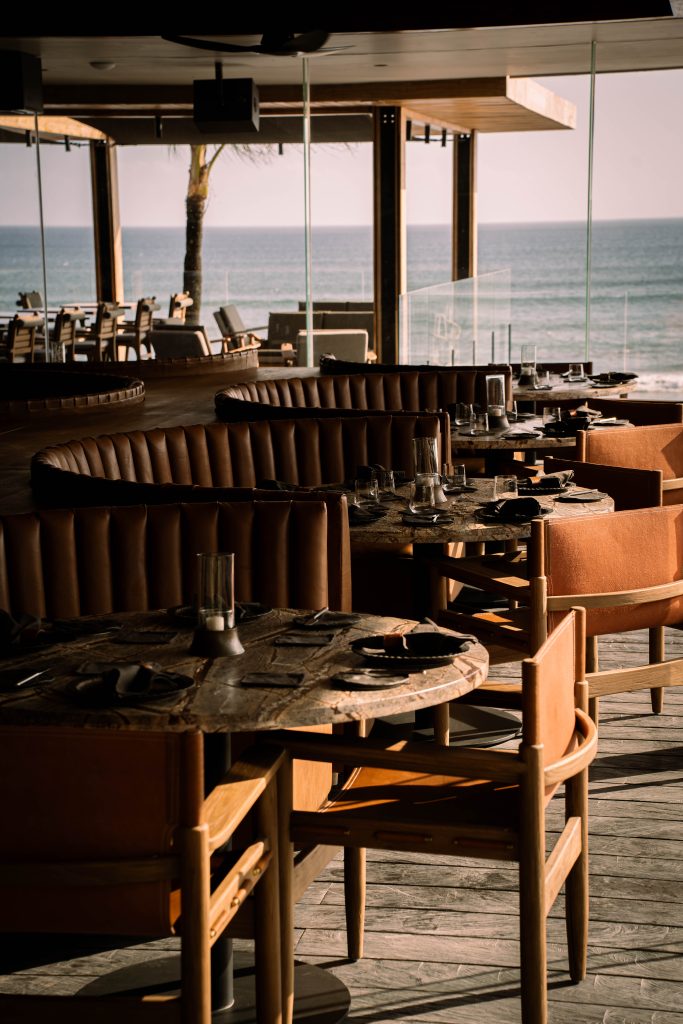 Saltlick resturant Bali table settings