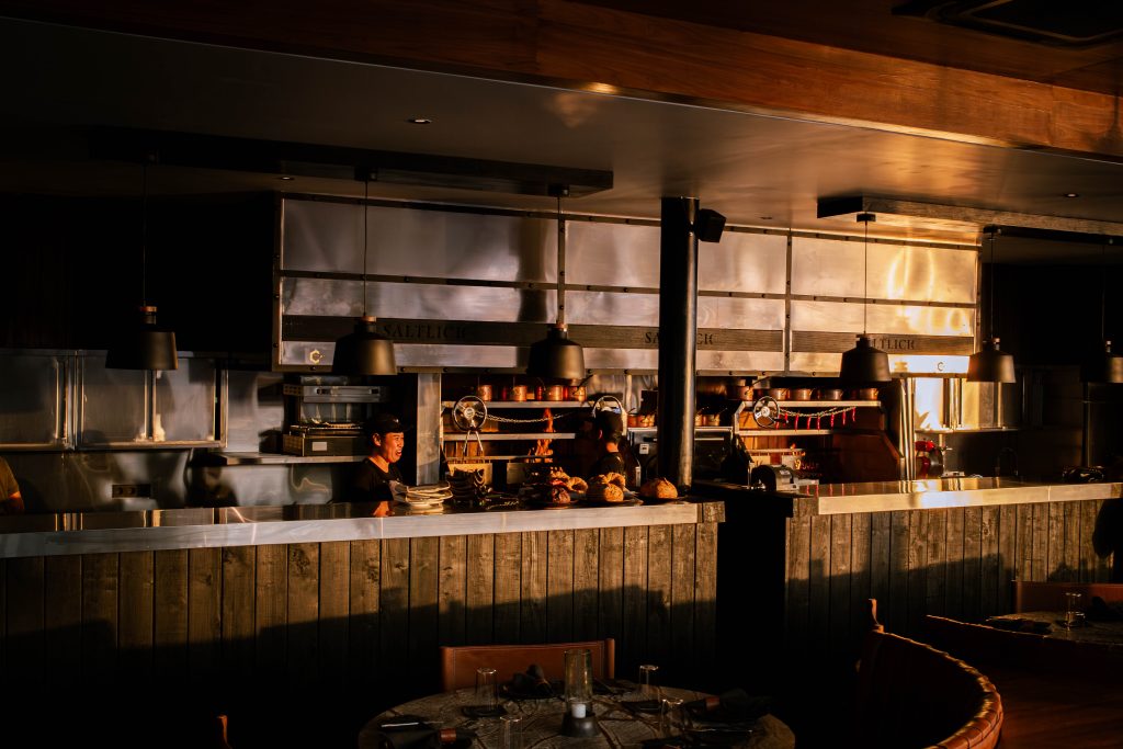 Open kitchen Bali